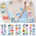SBOBUY Shark Temporary Tattoos 10 Sheets Birthday Party Supplies Green by Deal US