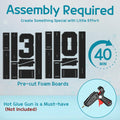 imprsv Marquee Numbers 30th Birthday Light Up Number 30 Black 3ft by Deal US