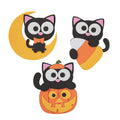 Fun Express Halloween Cat Magnet Craft Kit 12 Pieces by Deal US