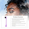 WENDIOMA 6Pack Edge Control Brush For Black Women,Double Sided Hair Comb,Flyaways & Sleek Ponytail Styling,Hair Accessories For Girls (3 Pink +3 Purple)