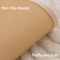 Aucrovee Plush Non Slip Sofa Cover 3 Cushion 36x63 White 1 PCS by Deal US