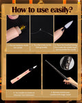 BVCNIG 20-Pack Halloween Floating Candles with Magic Wand Remote 6in Warm White by Deal US