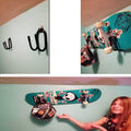 Skateboard Wall Hanger Wall Storage Display Skateboard Wall Rack Wall Mount - St