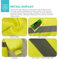RadiantGear Hi-Vis Safety Hoodie Class 3 Reflective Yellow Size M by Deal US