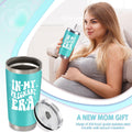 CUPLOOV Pregnant Blue Tumbler 20oz Insulated Cup with Lid & Straw by Deal US