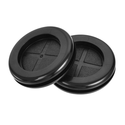 uxcell Rubber Grommet Round Double-Sided Mount Dia 32mm Wire Protection 20pcs by Deal US
