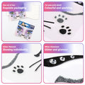 Totelux Cat Face Glitter Tattoos Stickers Temporary Tattoo 2Pcs by Deal US