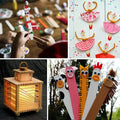 Mibly 500 Pcs Wooden Wax Sticks Assorted Applicator Spatulas for Body Face Legs by Deal US