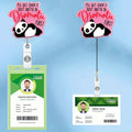 CHAONENG Funny Panda Nurse Badge Reel Retractable Clip Medical Worker ID A54 by Deal US