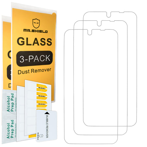 Mr.Shield Screen Protector for Punkt MC02 5G Tempered Glass Clear 3-Pack by Deal US