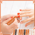 Lasnten 204 Pcs Orange Ribbon Nail Files Bulk Emery Boards Leukemia Awareness by Deal US