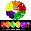 Sumind Halloween Neon Balloon Arch Kit 100 Pcs 53ft Glow Black Light Polka Dot by Deal US