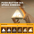 NPJGKY Portable Hanging Tent Night Light Desk Lamp Touch Dimmable Timer White by Deal US