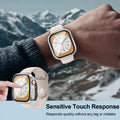 YIJDACASE Apple Watch SE/SE2/SE3 Series 4-6 44mm Silver Case Cover by Deal US