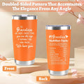 CUPLOOV 20 Oz Rose Gold Stainless Steel Love Rose Tumbler Birthday Gift by Deal US