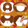 Geyoga Thanksgiving Turkey Hat Adjustable Pet Costume Medium Size by Deal US
