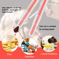 2 Pieces Pet Pill Plunger Popper for Small Cats Dogs Pill Gun Dispenser Shooter Pet Piller Soft Tip Tablet Syringe Pusher Animal Medicine Feeder for Feeding Accessories (Red)