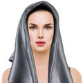 Inch Silky Head Scarf 2 Pcs Large Square Neck Scarf Sleeping Hair Wrapping Sa
