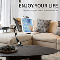 IN STOCK! Suptek YF208B Aluminum Alloy Cell Phone Desk Mount Stand 360° Tablet Stand and Holders Adjustable for iPad, iPhone, Samsung, Asus and More 4.7-11 inch Devices, Good for Bed, Kitchen, Office by Silarius