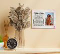 HALUOSI Little Sister Tabletop Picture Frame Plaque 10x8 White Rustic by Deal US