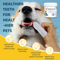 Opdent Dog Teeth Cleaning Wipes No-Rinse Dental Finger Wipes 50 pcs Unscented by Deal US