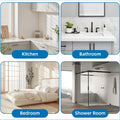 Zynuhmo 4-Arm Swivel Towel Rack 13.78in White Adjustable Suction Cup by Deal US