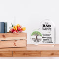 AmazerPad Gifts For Dad Acrylic Puzzle Plaque Desk Decor 5.1x5.1 In Cool Dad by Deal US