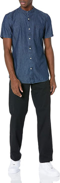 Amazon Essentials Mens Classic-Fit Flat-Front Chino Pant 38W X 30L by Vanessa Jane