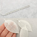 4 PCS Long Necklaces for Women - Fashion Pendant Necklace Jewelry, Silver Bar Fe