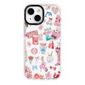 ChiCaseVer iPhone 13 Case Coastal Romance Pink TPU Slim Military-Grade by Deal US