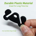 Dog Poop Bag Holder Dogs Waste Bag Carrier Pet Poop Bags Holders for Doggie Waste Bags Dispensers, Clip Carrier for Leash Small Doggy Puppy Hand Free Walking Accessory Attachment, Black