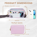 HANXIUCAO Clear Small Crossbody Bag for Women Fashionable TPU+PU by Deal US