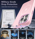 For Iphone 15 Pro Case [ Magsafe] [Military Grade Drop Protection] Translucent M