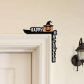 SIXEIGHT Halloween Pumpkin Witch Hat Door Corner Sign Decoration 8.5x6.9" by Deal US