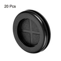 uxcell Rubber Grommet Round Double-Sided Mount Dia 32mm Wire Protection 20pcs by Deal US