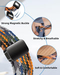Click No Gap Braided Bands Compatible with Samsung Galaxy Watch 7 6 4 5 FE Band