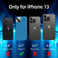 in 1 Designed for iPhone 13 Case, with 2 Pack Screen Protector,2 Pack Camera L