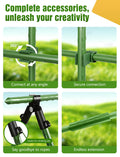Joyhalo 20 Pack 17in Modular Garden Trellis Kit Green for Tomatoes Grapes by Deal US