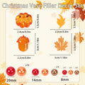 Chffcuh 130 PCS Thanksgiving Vase Fillers Fall Decor Acrylic Pumpkin Pearls by Deal US
