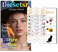 Diesetsr Face Glitter Freckles Temporary Tattoos Stickers Black 30 PCS by Deal US