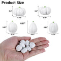 winemana Mini Pumpkins Fall Decorations 80 Pack White Resin Small by Deal US