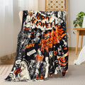 Tupmnbry Halloween Pumpkin Ghost Cat Throw Blanket Flannel 50x60 by Deal US