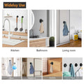 Homeshifters SUS 304 Stainless Steel Matte Black Suction Cup Hooks 2 Pc by Deal US