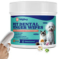 YoYoBay Dog Teeth Cleaning Wipes Dual-Sided Herbal Formula 50 PCS Unflavored by Deal US