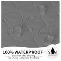 Easy-Going Waterproof Reversible Dog Bed Cover 68x86 Gray/Light Gray by Deal US