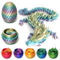 stepsin Easter Dragons 3D Printed Purple Crystal Dragon Egg Fidget Toy by Deal US