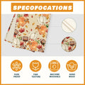 XCHI Fall Football Pumpkin Maple Leaves Table Runner Colored 13x108 Inch by Deal US