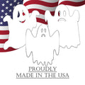 Rogue River Tactical Large Ghost Halloween Yard Sign Outdoor 15x12 Inch 3 Pack by Deal US