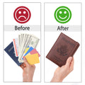 Shvigel US RFID Blocking Passport Holder Travel Case Brown Small by Deal US