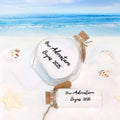 muchly 2 Pcs Honeymoon Sand Keepsake Jar Our Adventure Begins 2025 Heart by Deal US